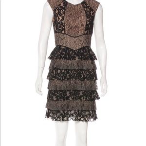 BCBG Kayla Dress Black Lace Size 4